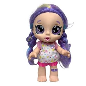 Kindi Kids Marsha Mello Snack Time Friends Doll Purple Hair Glitter Eyes